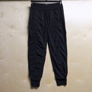 Athleta Attitude Lined Joggers Black Women's Sz 4
